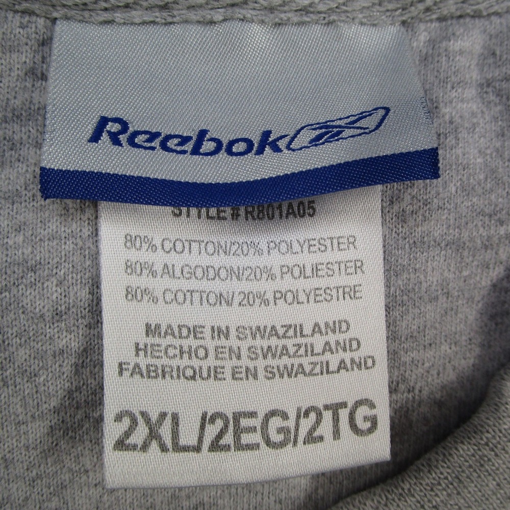 Reebok Pittsburgh Steelers Super Bowl Champions Sweatshirt Men 2XL Gray NFL Y2K - Picture 2 of 11